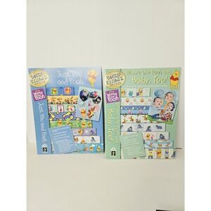 Disney Winnie the Pooh Paper Pizazz sheets 2 books scrapbook paper New